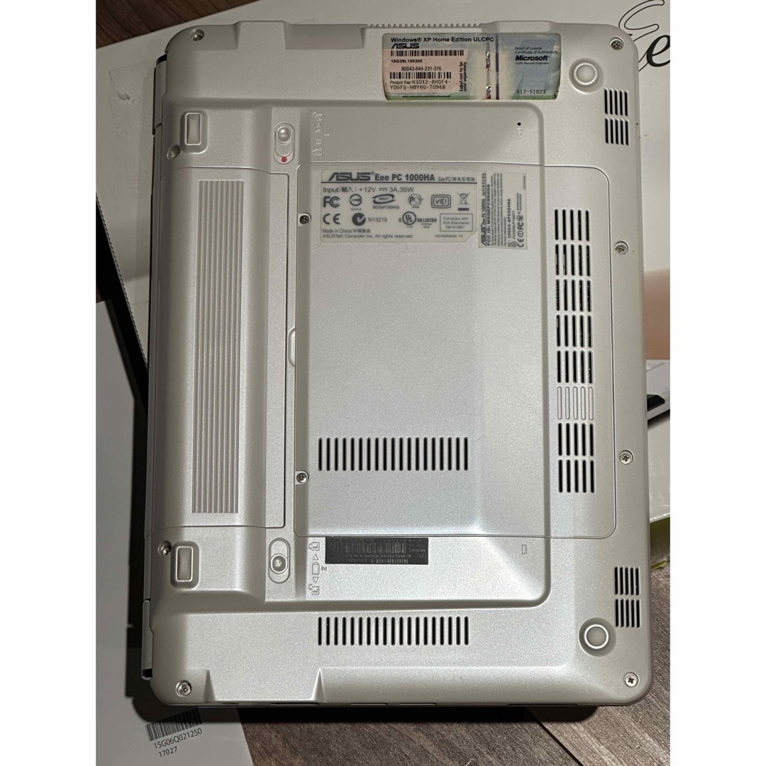 ASUS - Eee PC A5ミニノートパソコン 1000HA 白の通販 by ヨマレ's ...