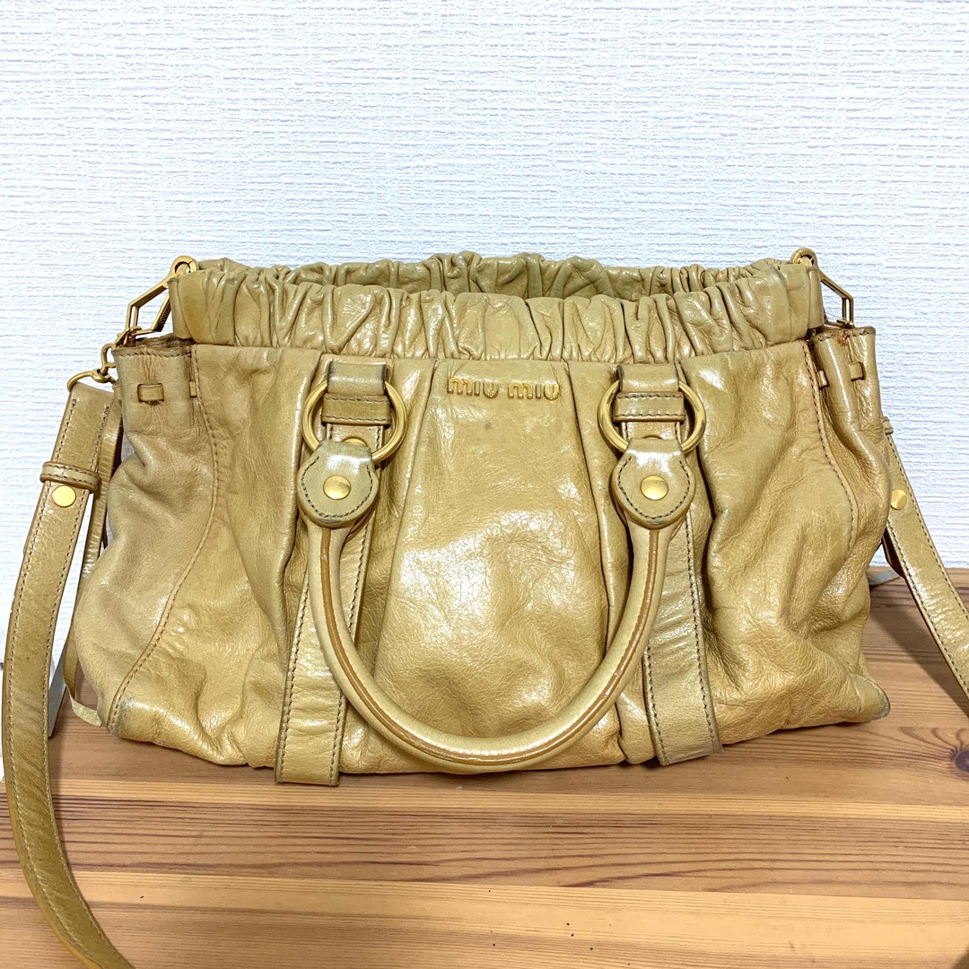 ミュウミュウ MIUMIU 2WAYショルダーバッグ