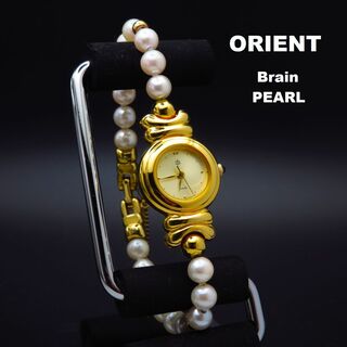 オリエント(ORIENT)のORIENT Brain ブレスレットウォッチ パール 真珠 (腕時計)