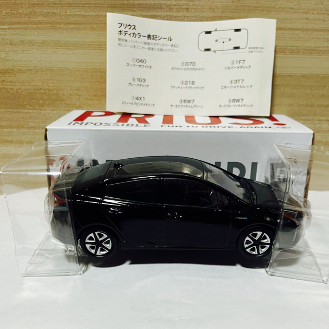 非売品ディーラー 1/30 TOYOTA PRIUS ブラックマイカ 4