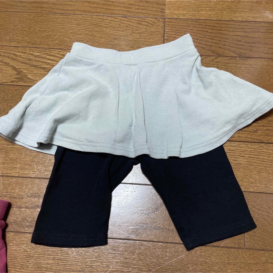 スカッツ6分丈 キッズ ベビー 女の子 スカート付きレギンス スパッツ キッズ/ベビー/マタニティのキッズ服女の子用(90cm~)(パンツ/スパッツ)の商品写真