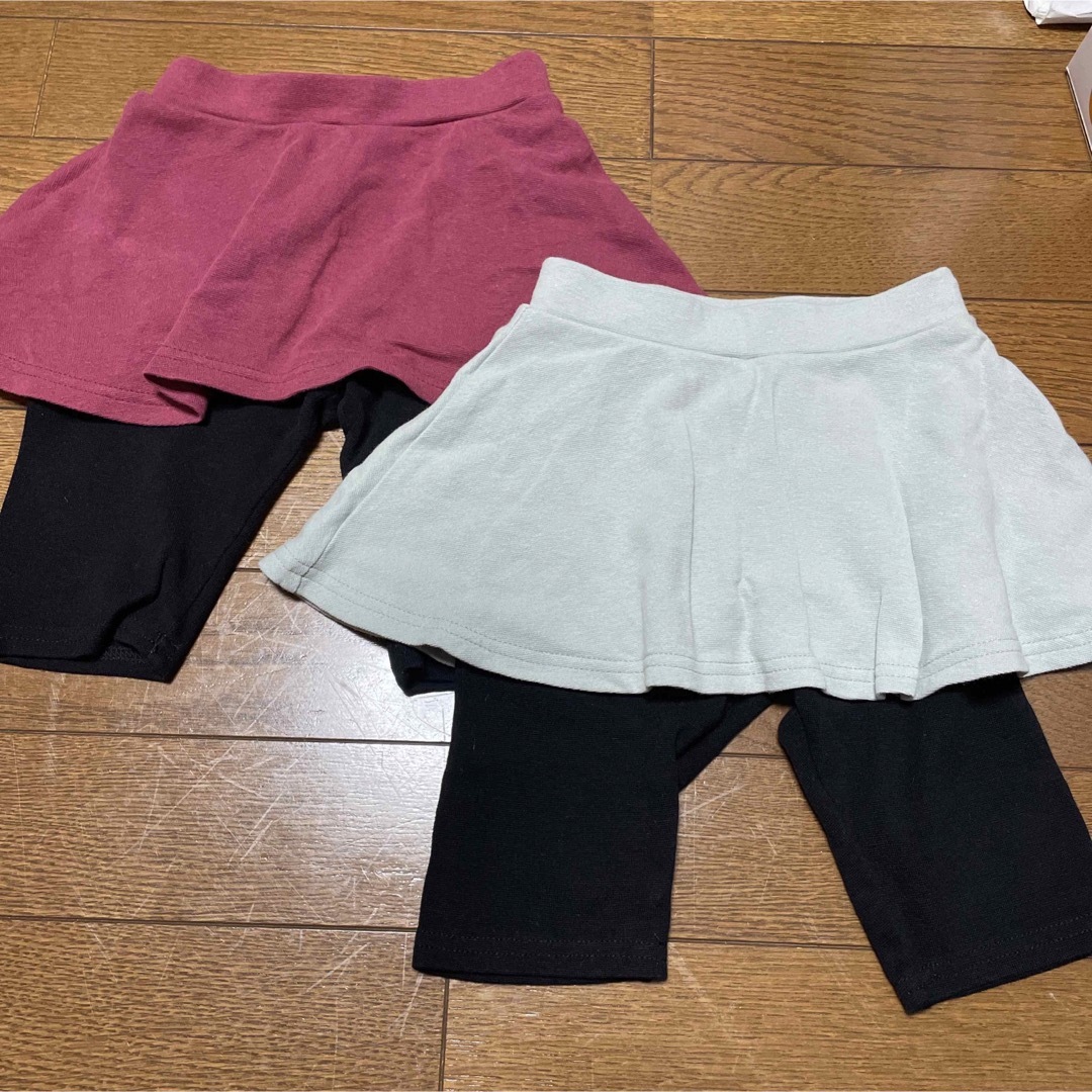 スカッツ6分丈 キッズ ベビー 女の子 スカート付きレギンス スパッツ キッズ/ベビー/マタニティのキッズ服女の子用(90cm~)(パンツ/スパッツ)の商品写真