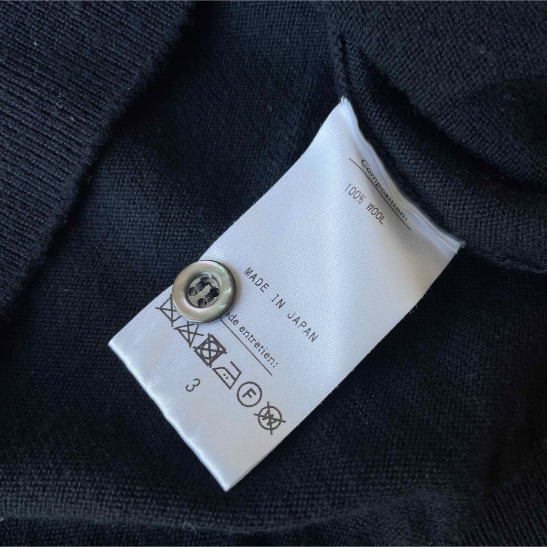a.presse L/S Knit Polo Shirt 22AW 2