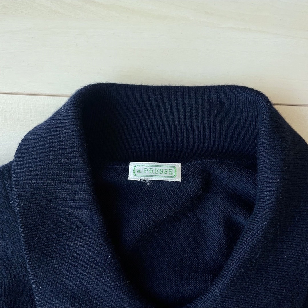 a.presse L/S Knit Polo Shirt 22AW 1