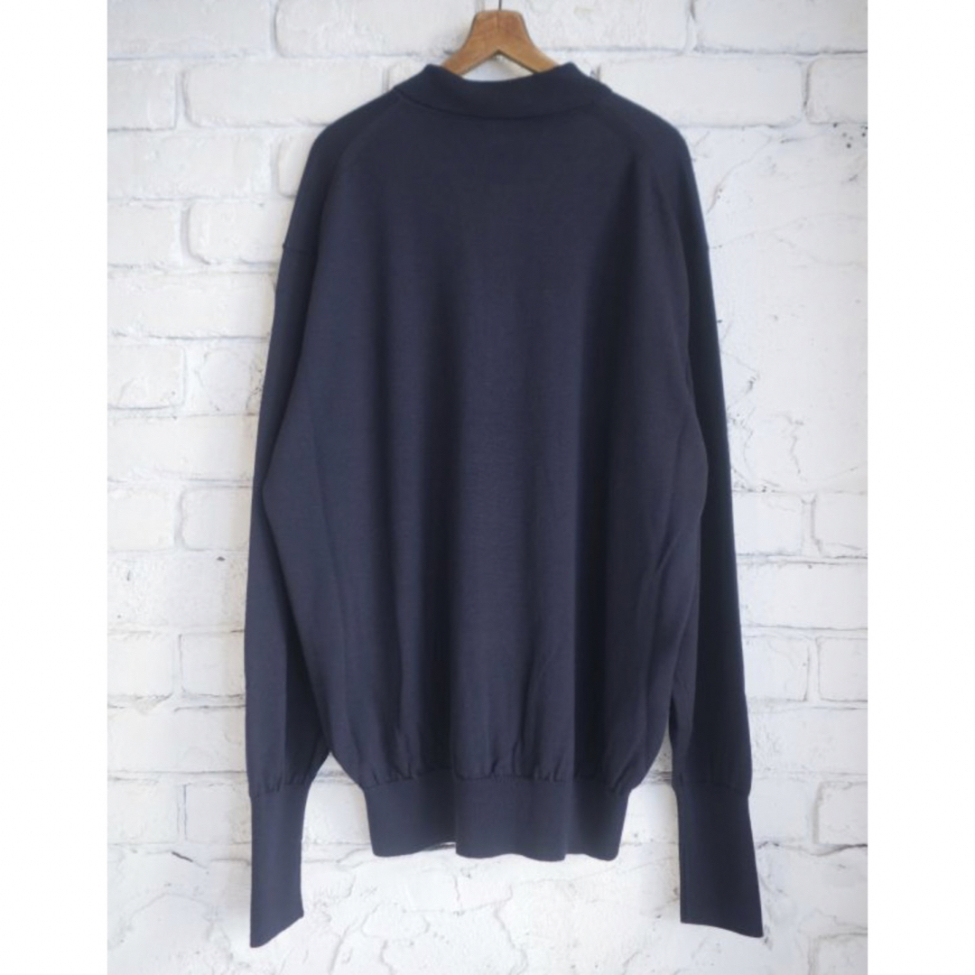 a.presse L/S Knit Polo Shirt 22AW 4