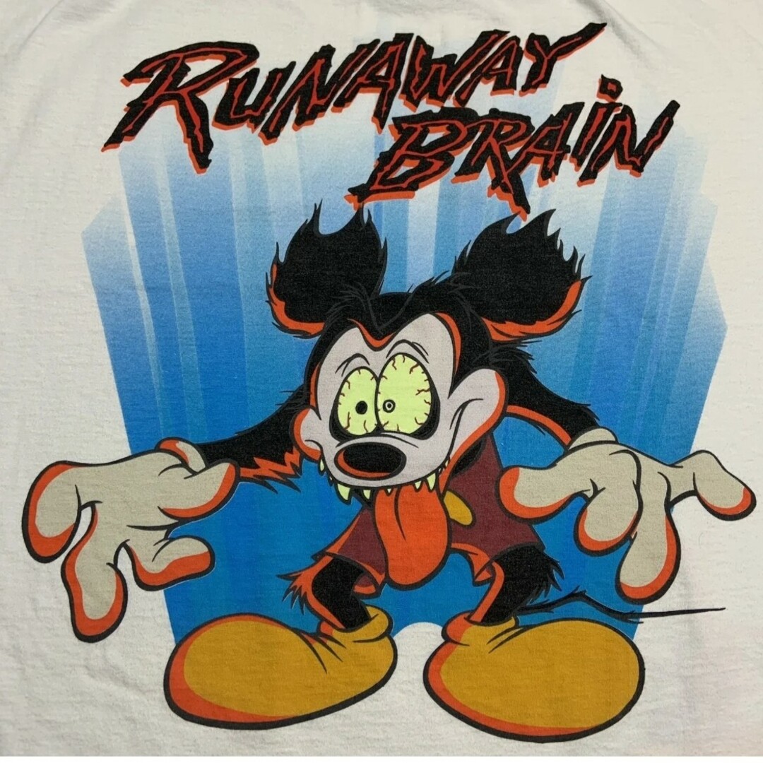 ◎XLシャツ ミッキー90s Runaway Brain ランナウェイ・ブレイン ◎XLシャツ ミッキー90s Runaway Brain ランナウェイ・ブレイン