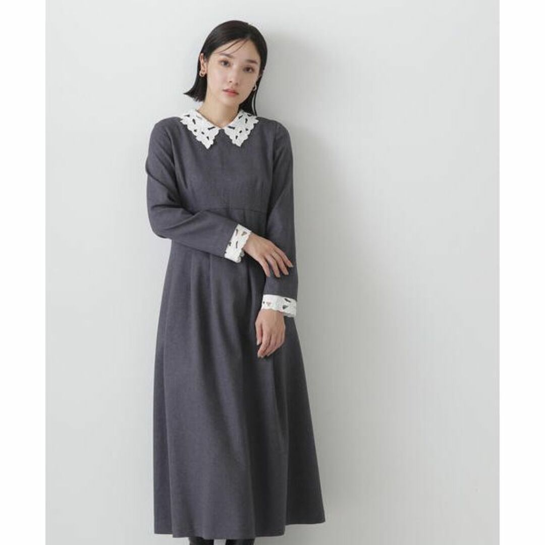 NATURAL BEAUTY BASIC エンブロイダリーカラーワンピース の+mdscience.in