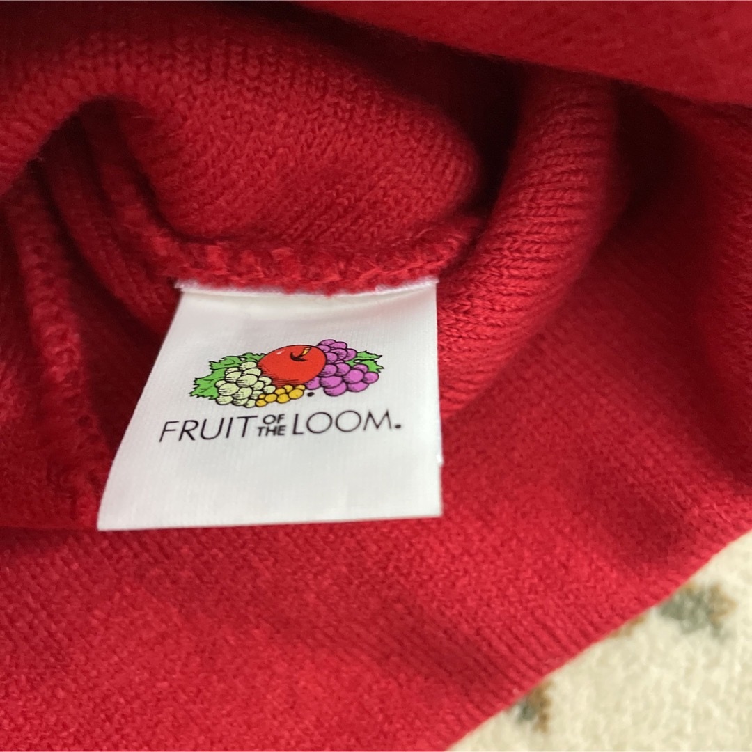 FRUIT OF THE LOOM(フルーツオブザルーム)のFRUIT OF THE LOOM キッズ　ニット帽子　りんご キッズ/ベビー/マタニティのこども用ファッション小物(帽子)の商品写真