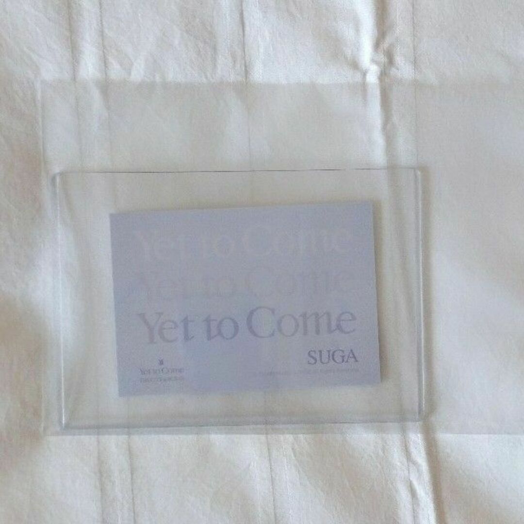 BTS yet to come ユンギ シュガ 非売品 公式 トレカ ホテル限定-