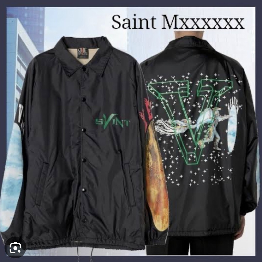 READYMADE(レディメイド)のSAINT MICHAEL セント マイケルSKULL コーチジャケット23aw メンズのジャケット/アウター(ブルゾン)の商品写真