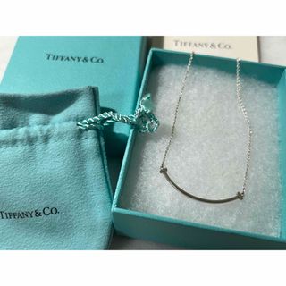 希少　Tiffany Tスマイルペンダント スモール シルバー925