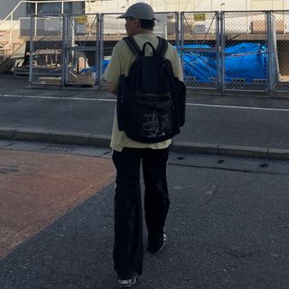 STUSSY - 90s 00s old stussy リュック バックパック カーキ ブラック
