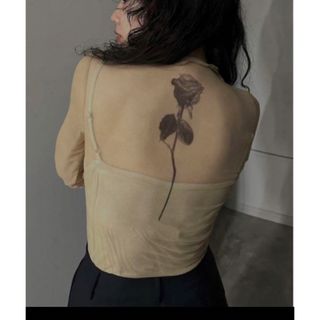 アメリヴィンテージ(Ameri VINTAGE)のアメリヴィンテージ　TATTO SHEER TOP(カットソー(長袖/七分))