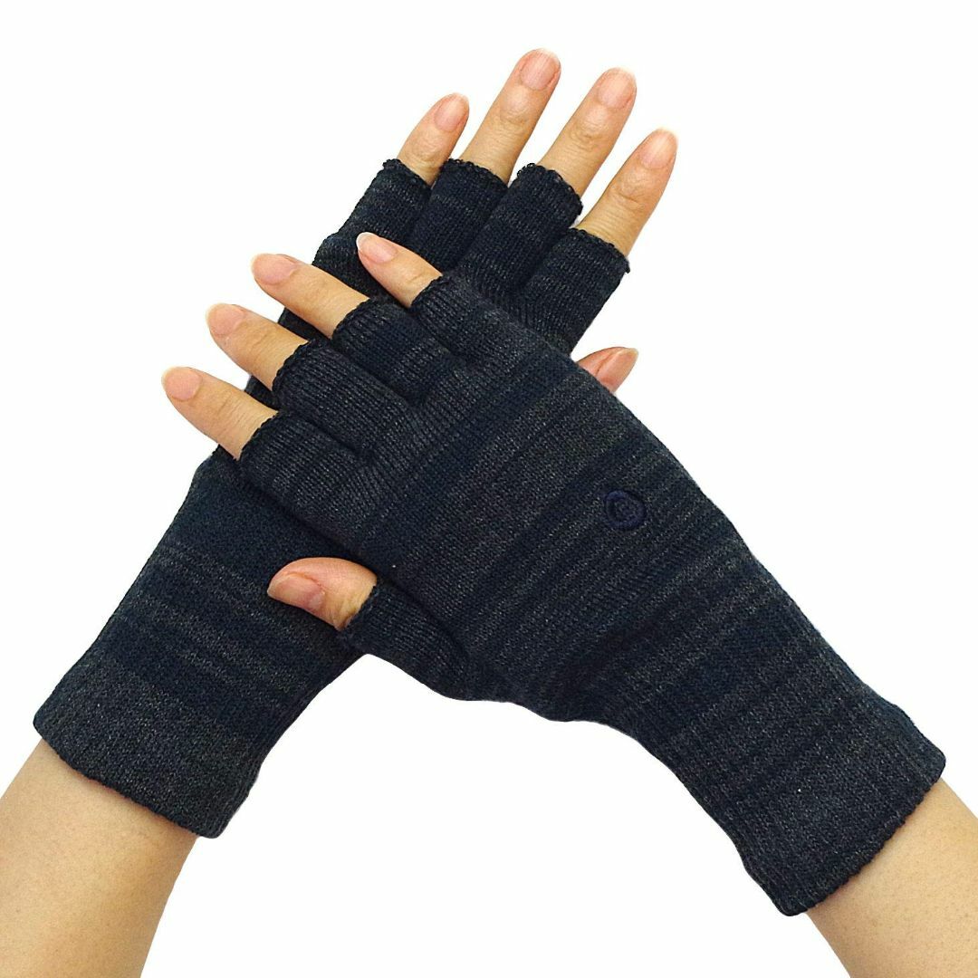 [841(ヤヨイ)] ハンドウォーマー 指なし手袋 スマホ手袋 綿 日本製