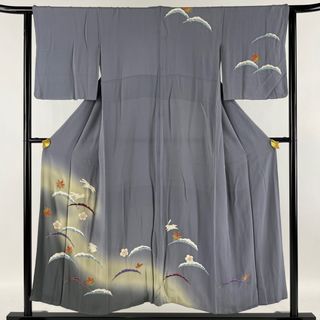 訪問着 秀品 身丈151cm 裄丈64.5cm 正絹 【中古】の通販｜ラクマ