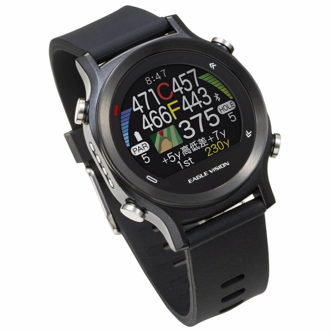 アサヒゴルフ EAGLE VISION watch ACE EV-933 BK