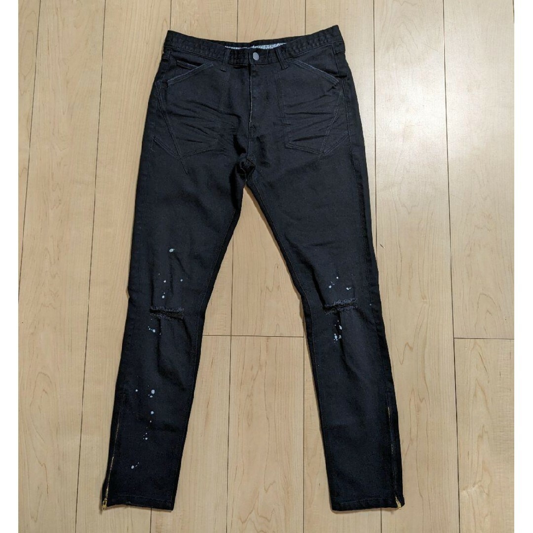 M 新品 NUMBER NINE DENIM スキニージーンズ ペイント