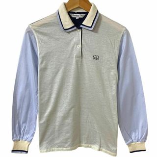 90´s Christian Dior クリスチャンディオール 長袖ポロシャツ-