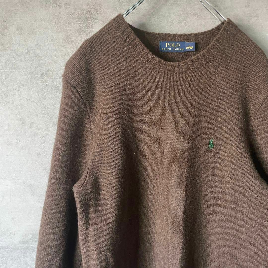 POLO RALPH LAUREN - 【アンゴラ混、人気ブラウン】Ralph Laureニット