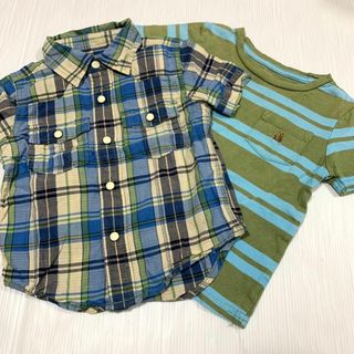 ベビーギャップ(babyGAP)のbaby Gap ベビーギャップ シャツ 2点セット ベビー服 ブランド(Ｔシャツ)