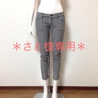 ダブルスタンダードクロージング(DOUBLE STANDARD CLOTHING)の＊さと様専用＊DOUBLE STANDARD ＊ギンガムチェックパンツ(カジュアルパンツ)