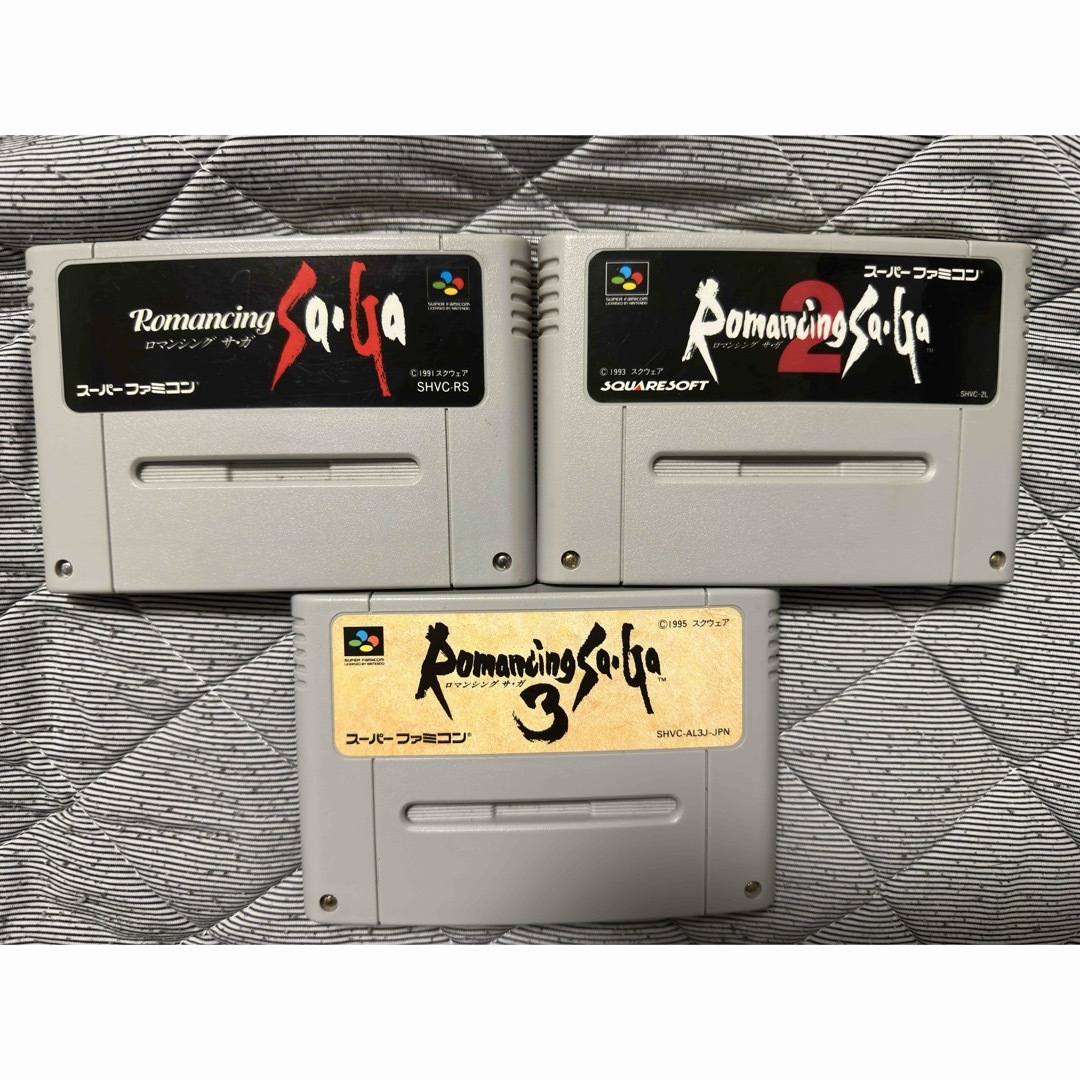 スーパーファミコン - スーパーファミコン ロマシングサガ 1 2 3