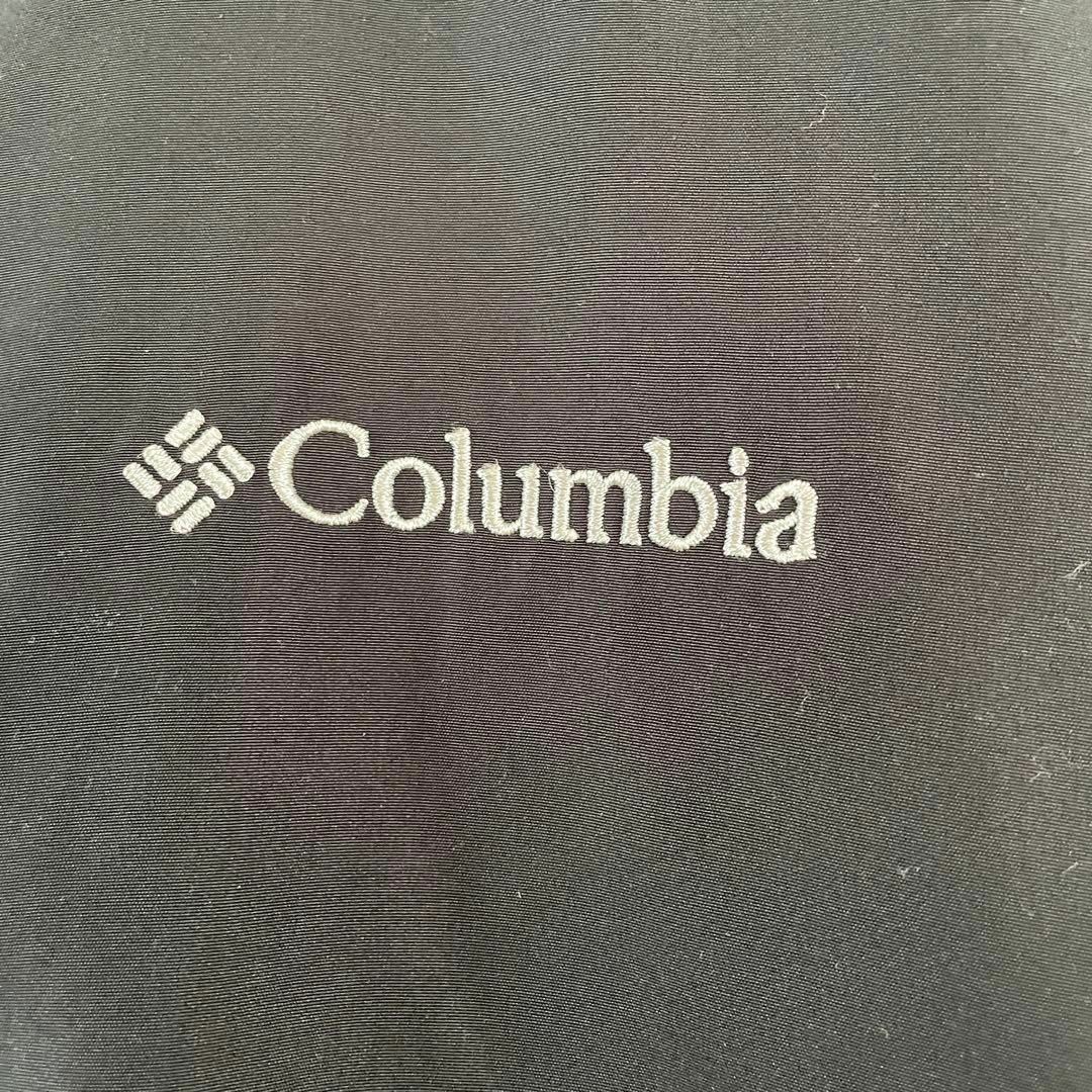 コロンビア ウォームアップジャケット フリース 中綿 刺繍ロゴ ブラック XL