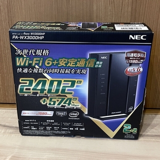 エヌイーシー(NEC)のNEC 無線LANルーター PA-WX3000HP(PC周辺機器)