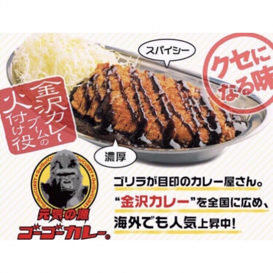 ゴーゴーカレー辛口3食セットです(^o^)　金沢カレー 食品/飲料/酒の加工食品(レトルト食品)の商品写真