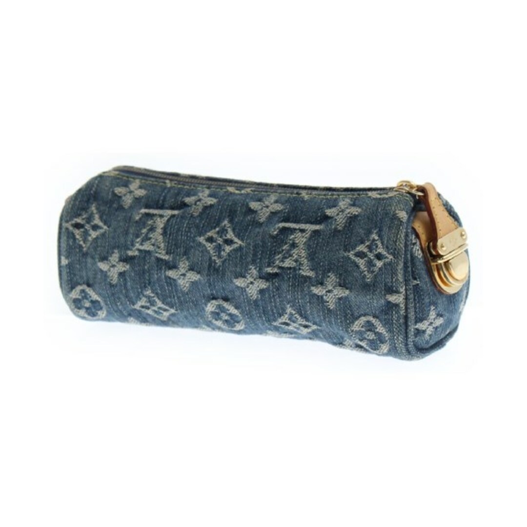 LOUIS VUITTON ルイヴィトン 小物類（その他） - 青系x白(総柄) 【古着】【中古】