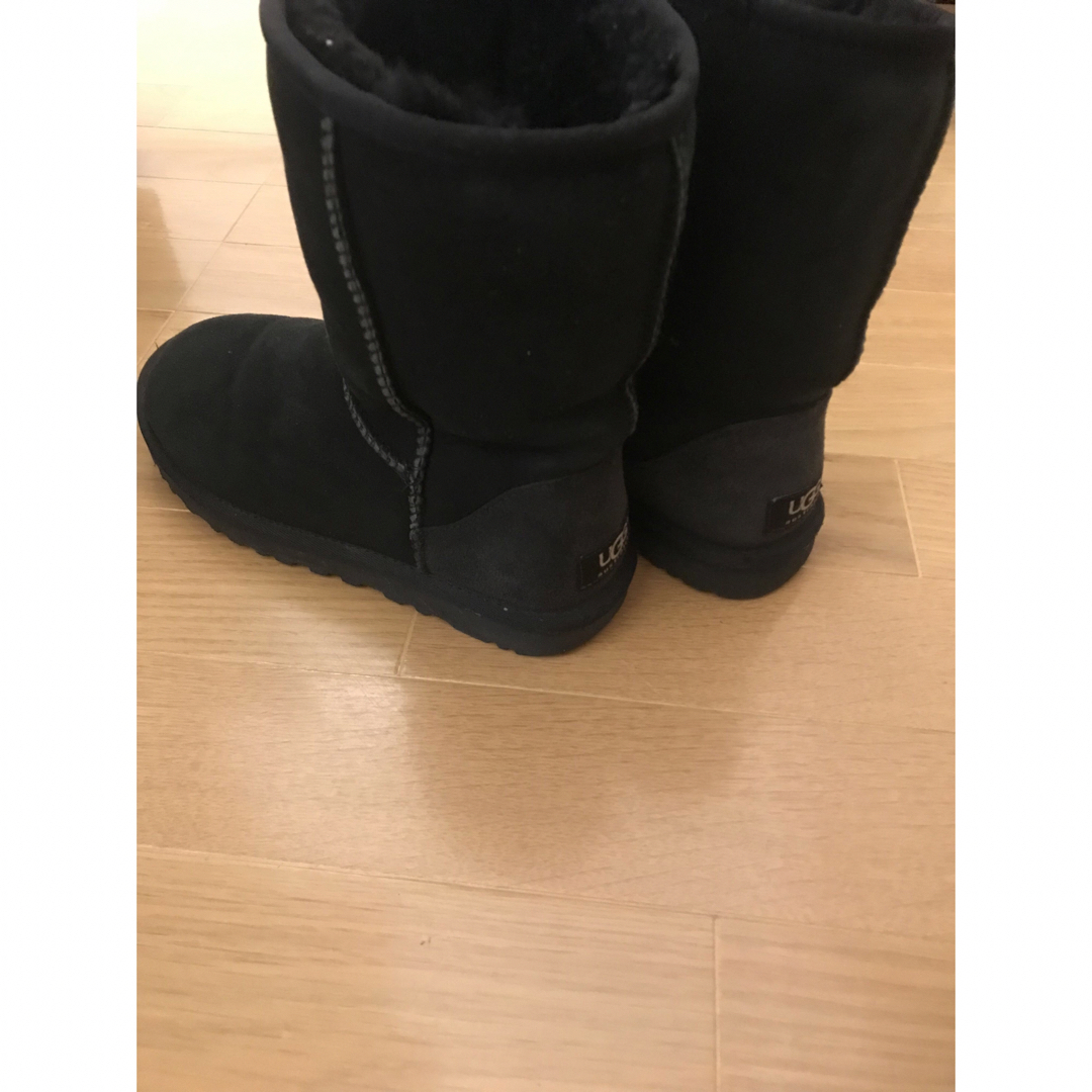 最終値下げ！UGG ムートンブーツ　ブラック　22cm