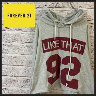 フォーエバートゥエンティーワン(FOREVER 21)のForever21 パーカー　ショート丈 [ M ](パーカー)