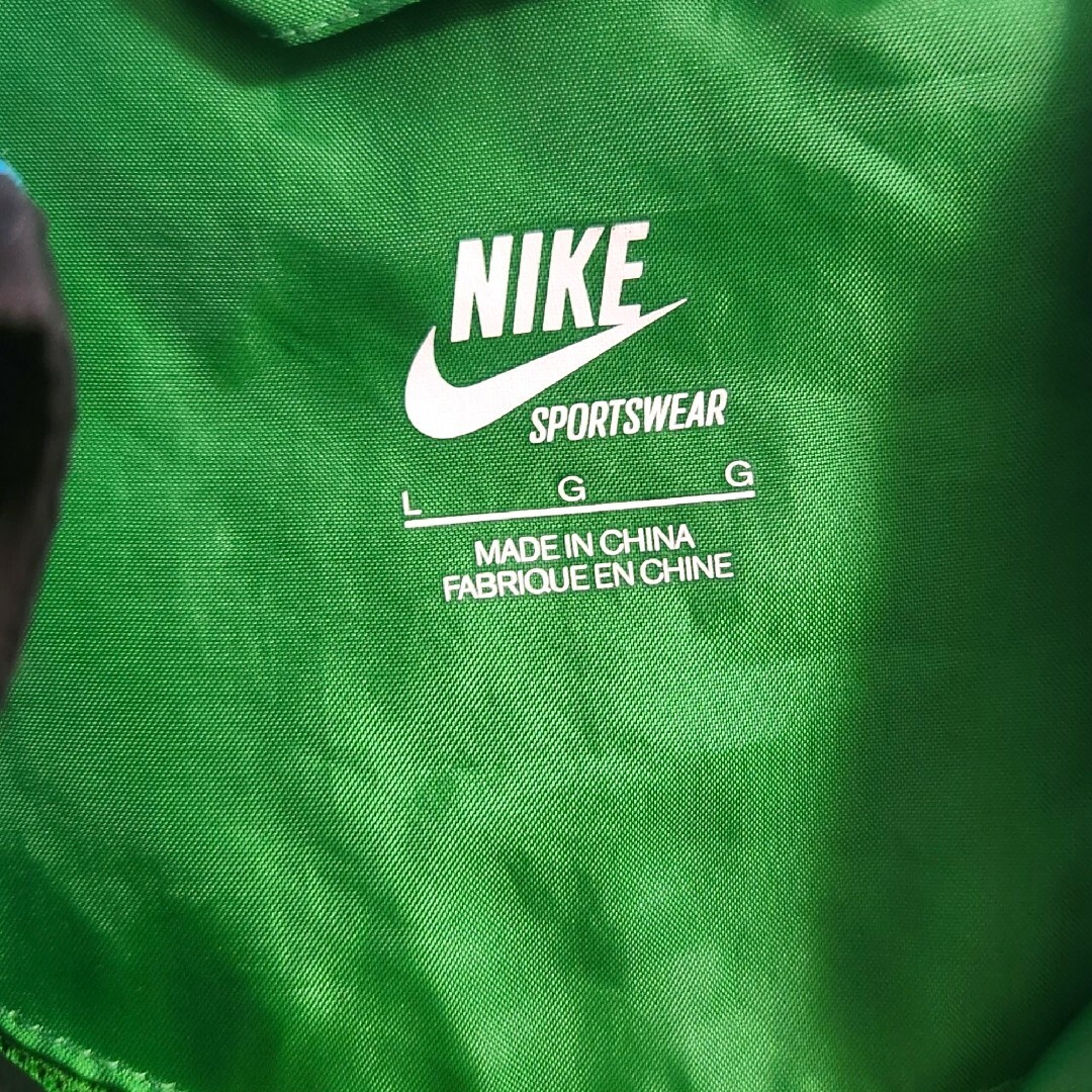 NIKE ナイロンジャケット メッシュ グリーン