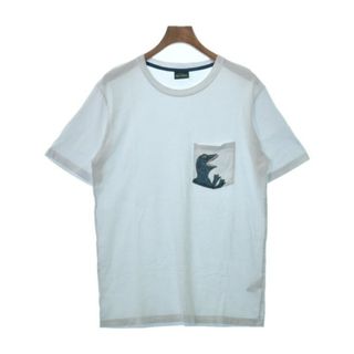 新品 ポールスミス LL 紺 マルチst ラビット Vネック Ｔシャツ メンズ