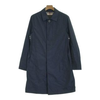 MACKINTOSH マッキントッシュ ベルテッド ステンカラーコート 紺 38