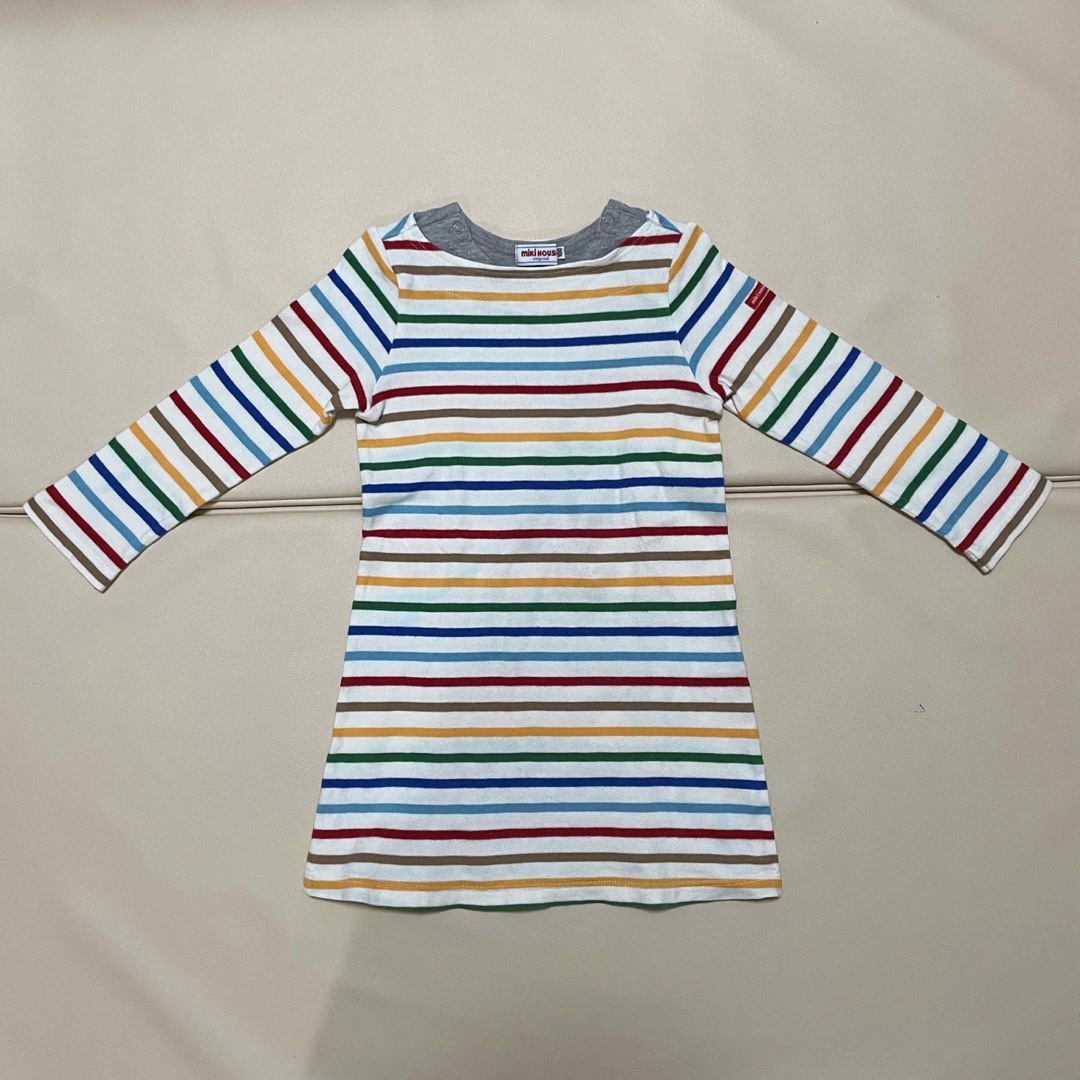 mikihouse(ミキハウス)のmikihouse 長袖　100 キッズ/ベビー/マタニティのキッズ服女の子用(90cm~)(Tシャツ/カットソー)の商品写真