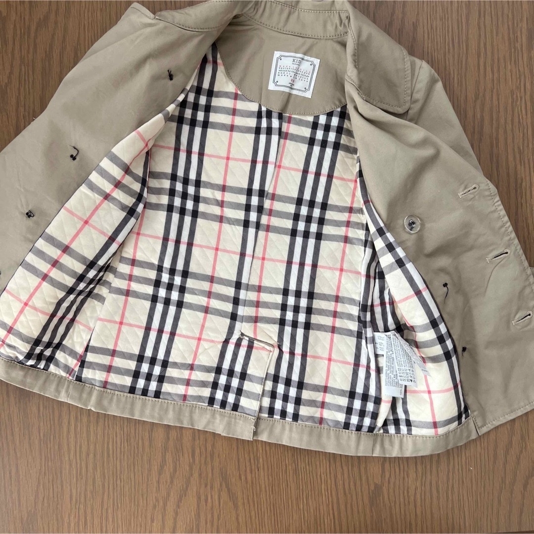 ZARA KIDS(ザラキッズ)の新品未使用　ザラキッズ　ボイストレンチコート　4〜5歳　 110 100 キッズ/ベビー/マタニティのキッズ服男の子用(90cm~)(コート)の商品写真