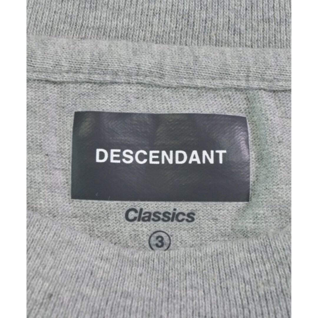 DESCENDANT ディセンダント Tシャツ・カットソー 3(L位) グレー 2