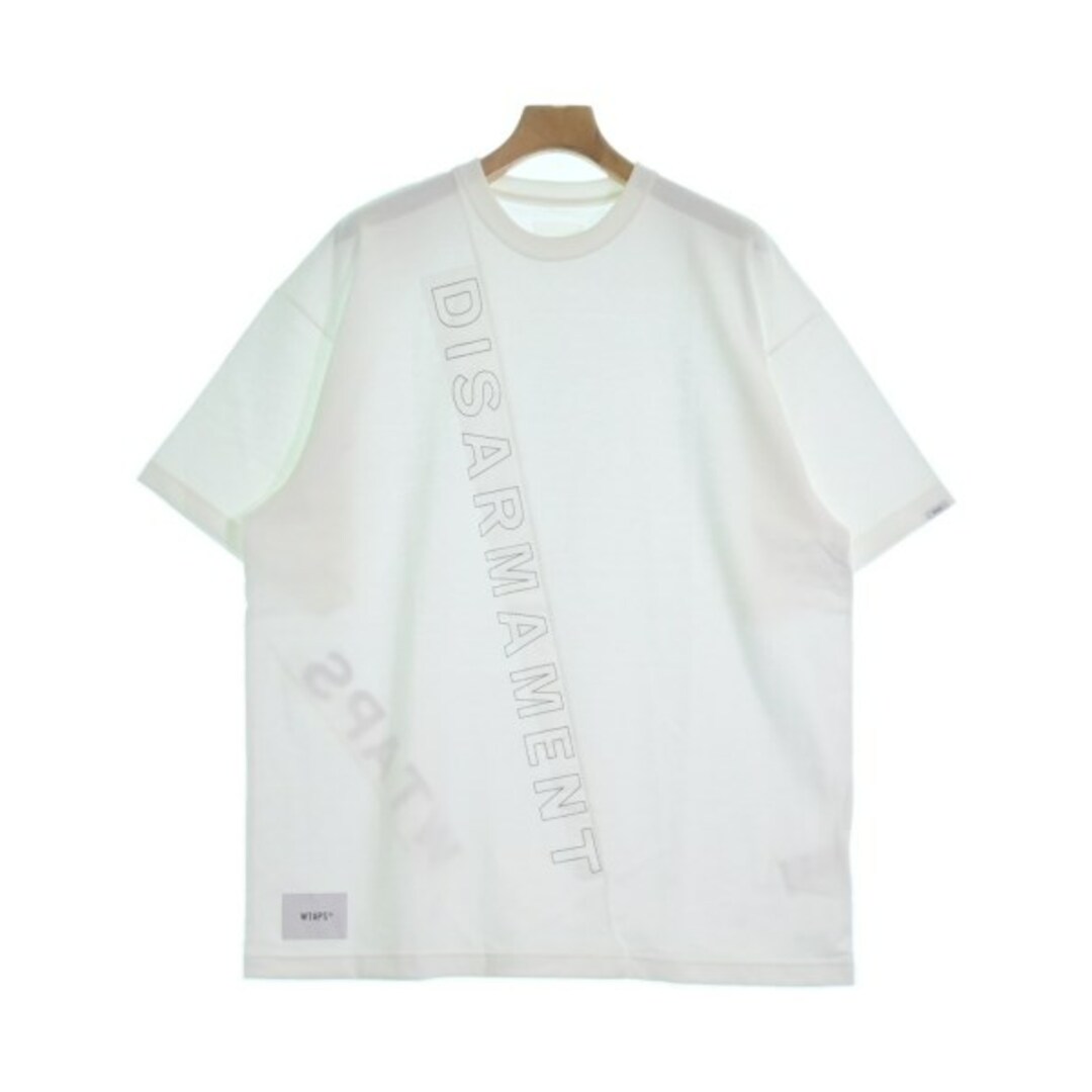 なし透け感WTAPS ダブルタップス Tシャツ・カットソー 4(XL位) 白