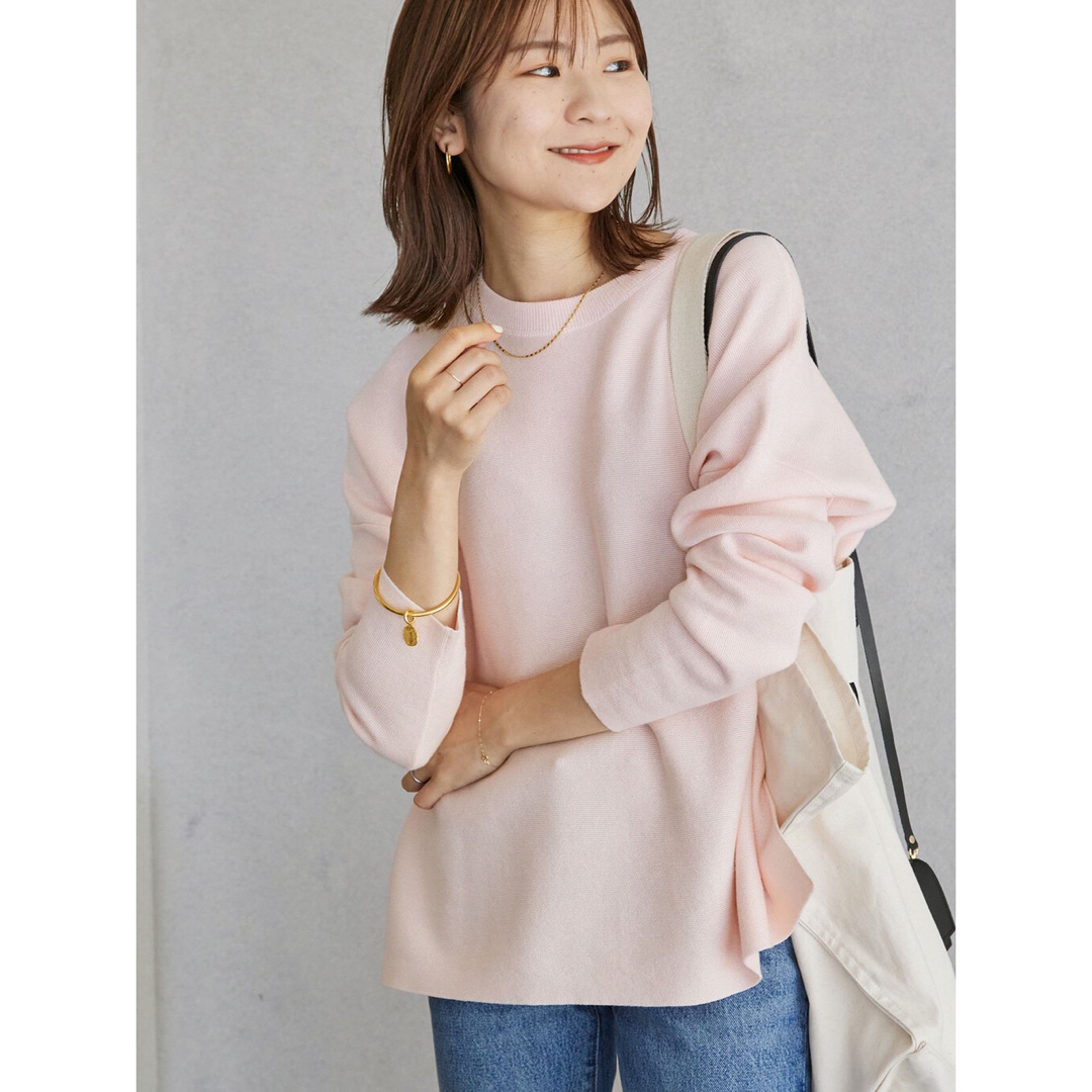 SLOBE IENA - 新作コットンダブルフェイスニットプルオーバーの通販 by