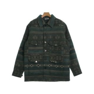 ヴァレンティノ(VALENTINO)のVALENTINO ブルゾン（その他） 48(L位) 緑x茶等(総柄) 【古着】【中古】(その他)