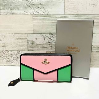 【新品】Vivienne Westwood 財布 ミントグリーン＆パステルピンク