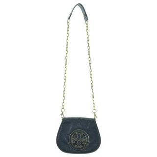 トリーバーチ(Tory Burch)のTORY BURCH トリーバーチ ショルダーバッグ - 紺系(パイソン) 【古着】【中古】(ショルダーバッグ)