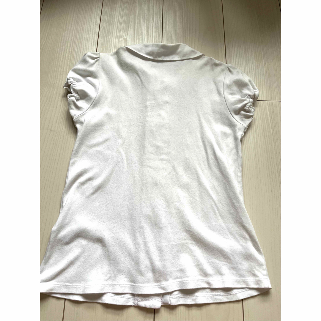 BeBe(ベベ)のBeBe 丸襟シャツ キッズ/ベビー/マタニティのキッズ服女の子用(90cm~)(ブラウス)の商品写真