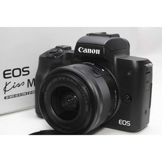 Canon - ❤️Wi-Fi&Bluetooth搭載❤️Canon Kiss M ブラックの通販 by