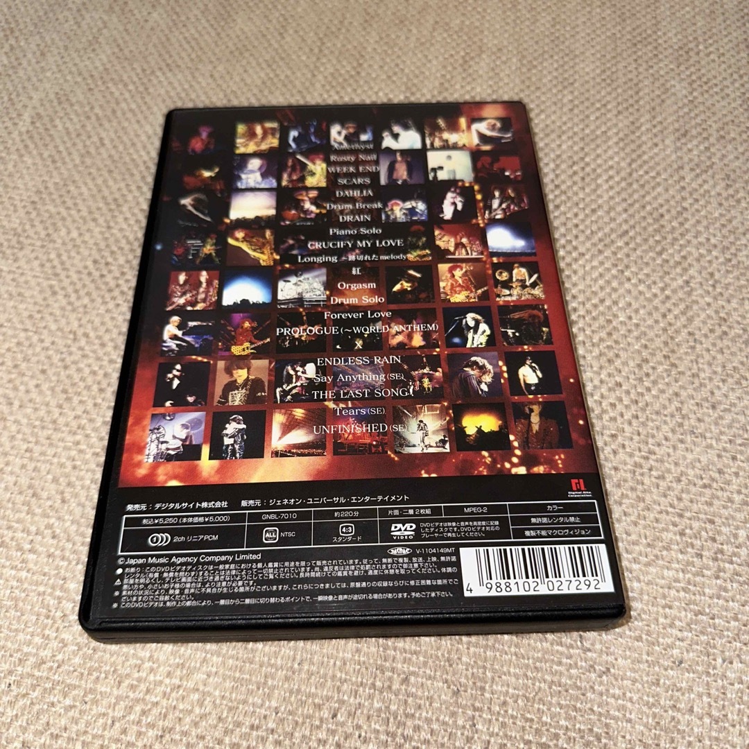 X JAPAN＊THE LAST LIVE 完全版DVD2枚組