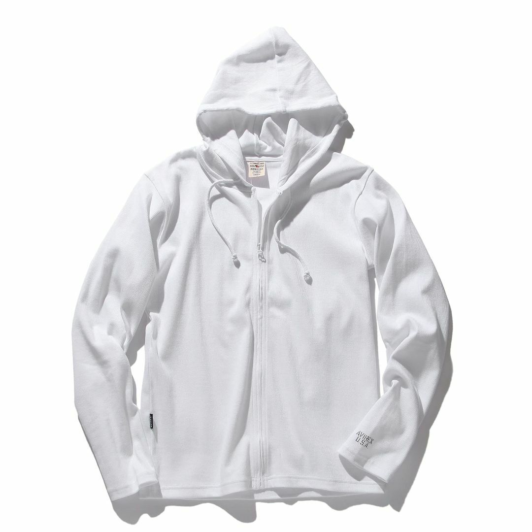 [アヴィレックス] デイリー ジップ リブ パーカー DAILY FULLZIP