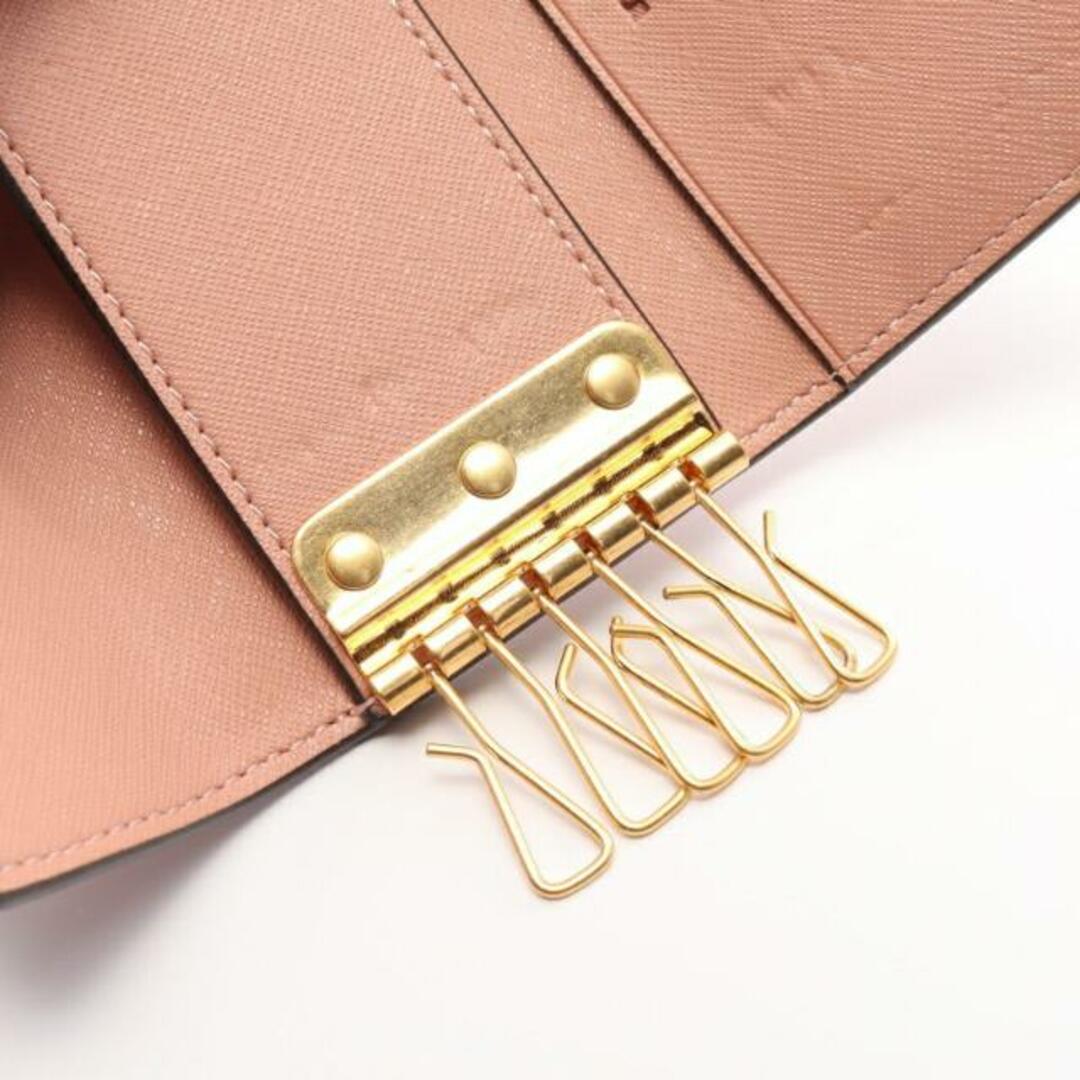 Tory Burch ROBINSON ロビンソン 6連 キーケース レザー ピンク