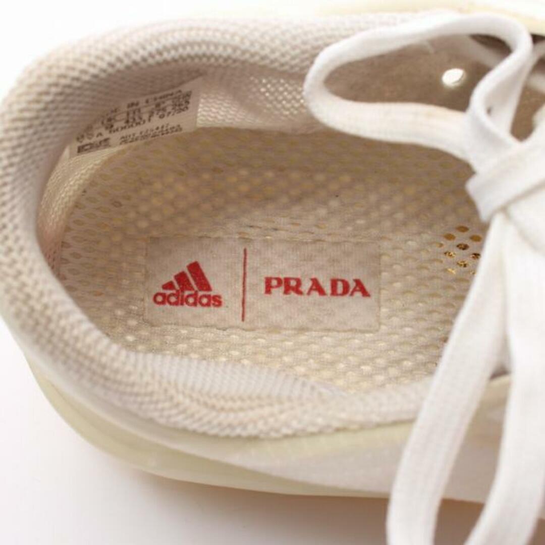 PRADA × adidas スニーカー ファブリック ラバー オフホワイト
