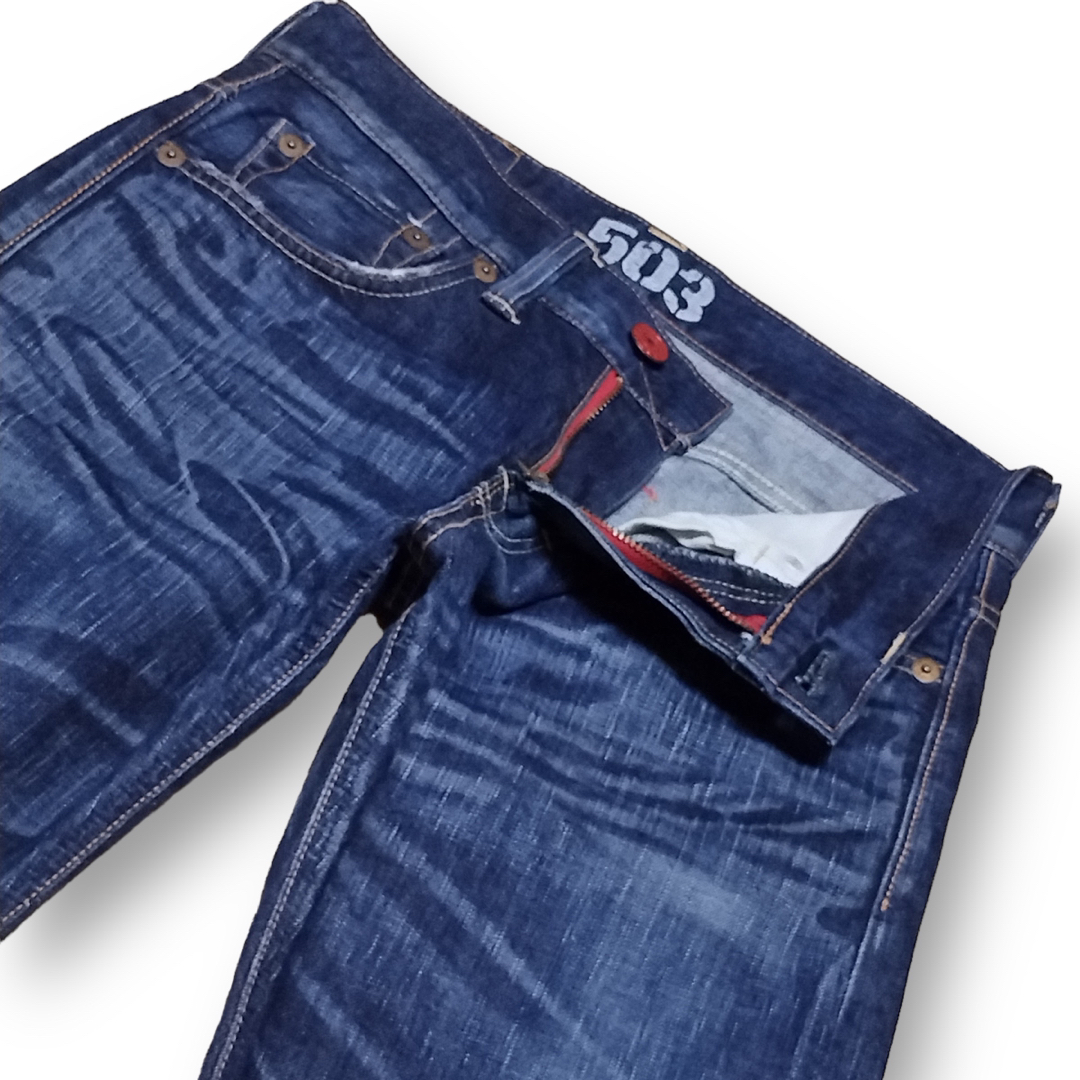EDWIN(エドウィン)のEDWIN エドウィン BLUE TRIP BT503 W28 濃紺 ジーンズ メンズのパンツ(デニム/ジーンズ)の商品写真